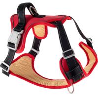 Шлейка нейлон М SPORT-2 с ручкой красно-черная обх.груди 46-63см/01204250-27/Каскад