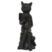 Кошка Анфиса (черный) L21W17H41 718071/D103