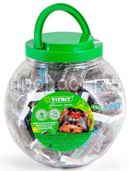 Лакомство для собак Колбаска Petini с индейкой /пл.банка 2л 