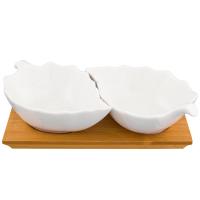 Набор салатников (2шт) Листок на поставке 188-48004 