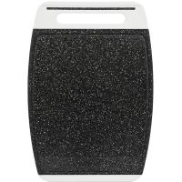 Доска раздел. ХЕВИ 350*240мм черный камень антискольз. вставки М1566 /10шт/М-пласт 