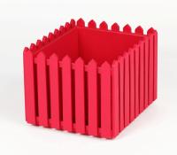 Кашпо Лардо 420*362*305 красный