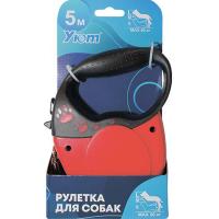 Рулетка Уют ремень 5м на 50кг комф. ручка красная/ТД9033кр/Евро