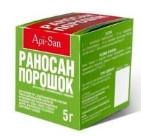 Раносан порошок от укусов,трещин, гнойных ран 5 гр Раносан порошок от укусов,трещин, гнойных ран 5 гр