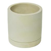 Кашпо Лаунж VipSet 1,38л слон.кость металлик 