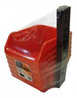 Лоток для метизов (6шт) 26,3*19,5*35см с планкой оранжевый BR3753ОР