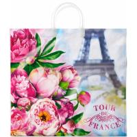 ПЛР44136 Пакет 38*35 Тур-де-франс 1ШТ с пласт. ручками ПЭ /20шт/100шт/