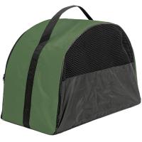 Сумка переноска ЧИП Полукруглая №4 нейлон с сетчатым окном 50*27*35см зеленая/9049зел/Дарэлл Сумка переноска ЧИП Полукруглая №4 нейлон с сетчатым окном 50*27*35см зеленая/9049зел/Дарэлл