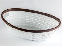 Сухарница Плетенка белая 16010а /25шт/Арз