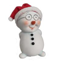 Снеговик в очках L6W6H10  716340/W098 Снеговик в очках L6W6H10  716340/W098