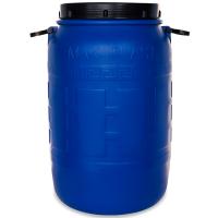 Бочка 80л с крышкой навес. ручками /Дон