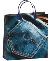 Пакет подарочный 30*30 с заплаткой ВАМ193 мягкий пластик