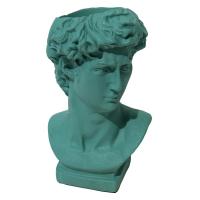 Кашпо Давид VipSet 16см мята металлик