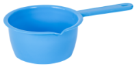 Ковш 1л голубой 09001