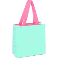 Пакет подарочный 20*20*10см "Bright turquoise" мат. ламинация MESHU/MS_45776/Рельеф