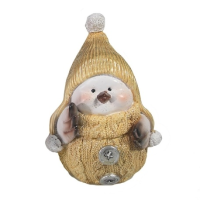 Снегирь девочка(беж)L8W10H15см 626847/W038 Снегирь девочка(беж)L8W10H15см 626847/W038