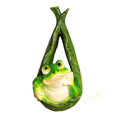 Лягушонок в листочке подвесная 718081/F754