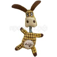 Игрушка с Ослик плюшевый с пищалкой 21см/C0052/ЗР