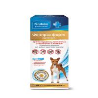 Антигельминтик  для собак средних пород и щенков Фенпраз Форте суспензия 10мл(1мл*4кг)/1148 Антигельминтик  для собак средних пород и щенков Фенпраз Форте суспензия 10мл(1мл*4кг)/1148