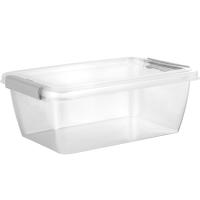 Контейнер д/продуктов с защелками 1л HELSINKI прямоуг. натуральный PT5012 /20шт/ПТ