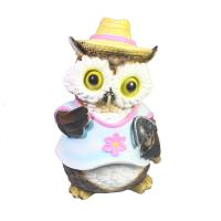 Филин в шляпке с лопаткой L10W9,5H15  713938/F763