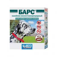 Ошейник против блох и клещей Барс для собак средних пород 50 см Ошейник против блох и клещей Барс для собак средних пород 50 см