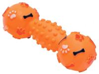 Игрушка для собак Гантель "500КГ" виниловая 19см для крупных пород/ISJ3012/ЗР