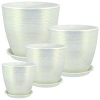 Бутон Перламутр белый из 4-х /РС55/675128