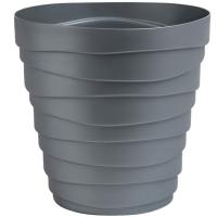 Кашпо Бархан 1,4л серебряный КШ-4388