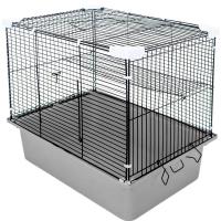 Клетка д/грыз N1 РПК50 без наполнения 42*30*40см светло-серая/4шт/Евро