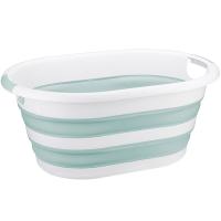 Таз ФЛЕКС 25л складной морская волна М2504 /5шт/М-пласт 