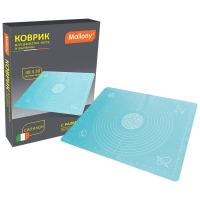 Коврик д/раскатки теста и выпечки 48*38см силикон BLS-19*15 /15шт/985813 /Mallony
