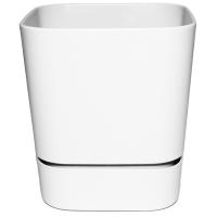Кашпо квадрат. Гранд 2,7л белый с под. 5PL0781 /9шт/ТП