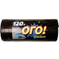 Мешки д/мусора 120л (30шт) ПНД ОГО прочные 20мкм 10*105см /12шт/