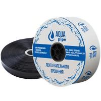 Капельная лента 7милс водовылив 1,6л/ч шаг 10см 1000м эмиттерная /Aqua Pipe