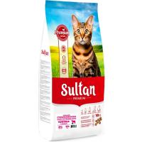Кошки Султан Премиум для стерилизованных телятина с черникой 10кг/6377 Кошки Султан Премиум для стерилизованных телятина с черникой 10кг/6377