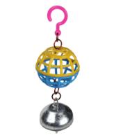 Шарик для попугаев с колокольчиком 