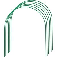 Дуга парниковая 3м металл в ПВХ набор 6шт d9*10мм (3*1,2*1м) зеленый/шт/Л