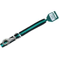 Поводок капрон 20мм*5м черный с зелёной полосой  DONBARON Поводок капрон 20мм*5м черный с зелёной полосой  DONBARON