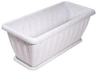 Балконный ящик 40см Фелиция мрамор С185М