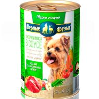 Корм для собак Верные друзья 415гр СОУС мясное ассорти 