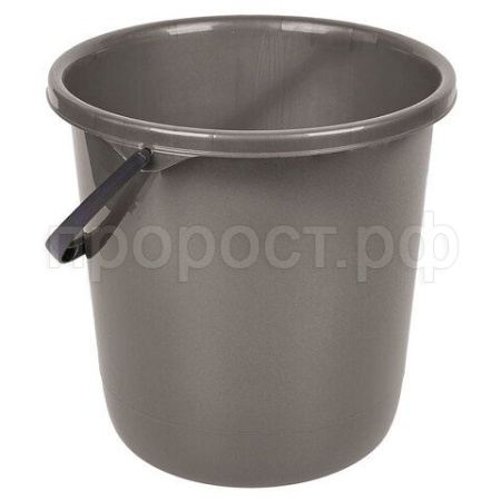 Ведро 12л Rock'n'Roll антрацит SV4076