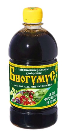 Биогумус для фруктов и ягод 0,5л Сила жизни Биогумус для фруктов и ягод 0,5л Сила жизни