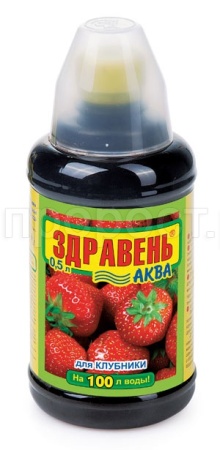 Здравень Аква Клубника 0,5л с мерным стаканом Здравень Аква Клубника 0,5л с мерным стаканом