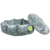 Лежанка круглая с подушкой серая 52*20см