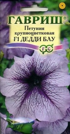 Петуния Дедди Блу F1 крупноцв. гранул.10 шт. пробирка 