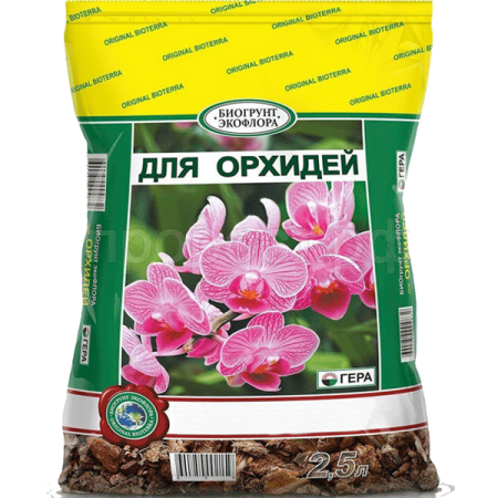БиоГрунт Гера для Орхидей 2,5л БиоГрунт Гера для Орхидей 2,5л