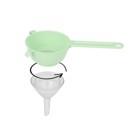 Сито с воронкой d-90мм светло-зеленый М8315 /25шт/ Альтерн