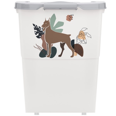 Контейнер д/корма 36л серый/М8293 Контейнер д/корма 36л серый/М8293