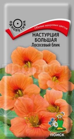 Настурция Лососевый блик большая 1г